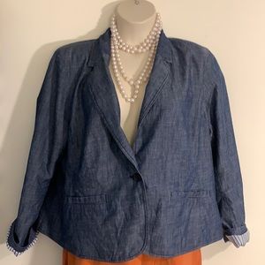 Lane Bryant Denim Blazer